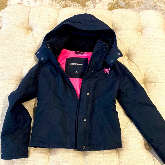 Kids Abercrombie Hooded Jacket-adjustable waist sizing - Picture 1 of 4